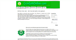 Desktop Screenshot of cronjobonline.com